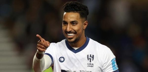 Salem Al-Dawsari comemora gol pelo Al-Hilal diante do Flamengo, na semifinal do Mundial de Clubes