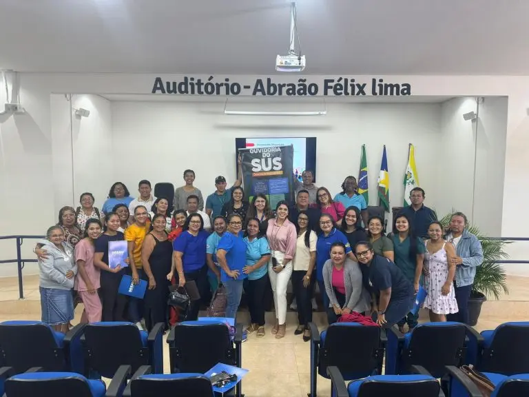 Palestra para servidores de Bonfim sobre Assedio no Ambiente de Trabalho Ascom Sesau 1