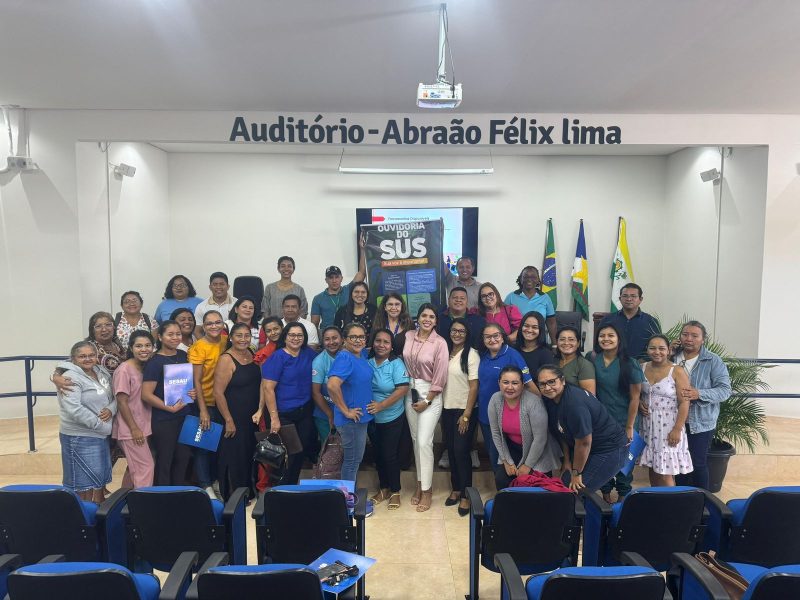 Palestra para servidores de Bonfim sobre Assedio no Ambiente de Trabalho Ascom Sesau 1