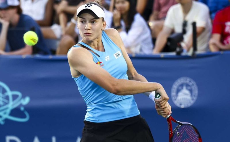 Rybakina já está nas quartas em Washington, Sakkari elimina Navarro