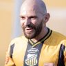 Comemoração do gol de Marlon, do Novorizontino, contra o Cuiabá, pela Série B