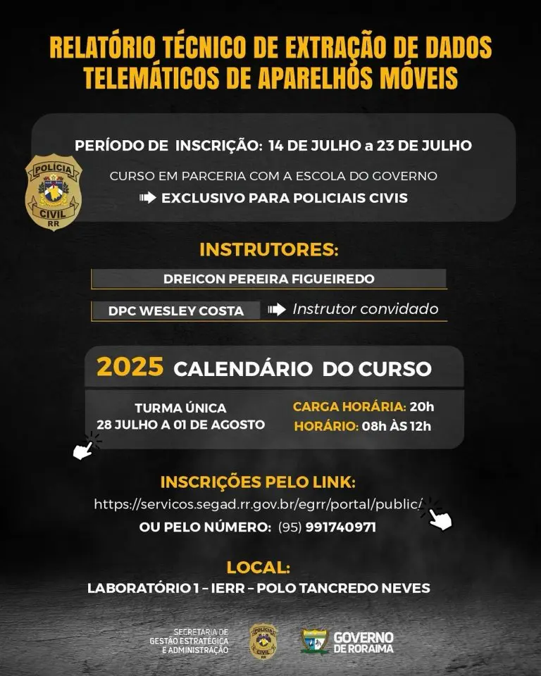 ATENÇÃO POLICIAIS CIVIS! 3 policiacivilderoraima 520072891 18392073040184806 2441236502700603242 n
