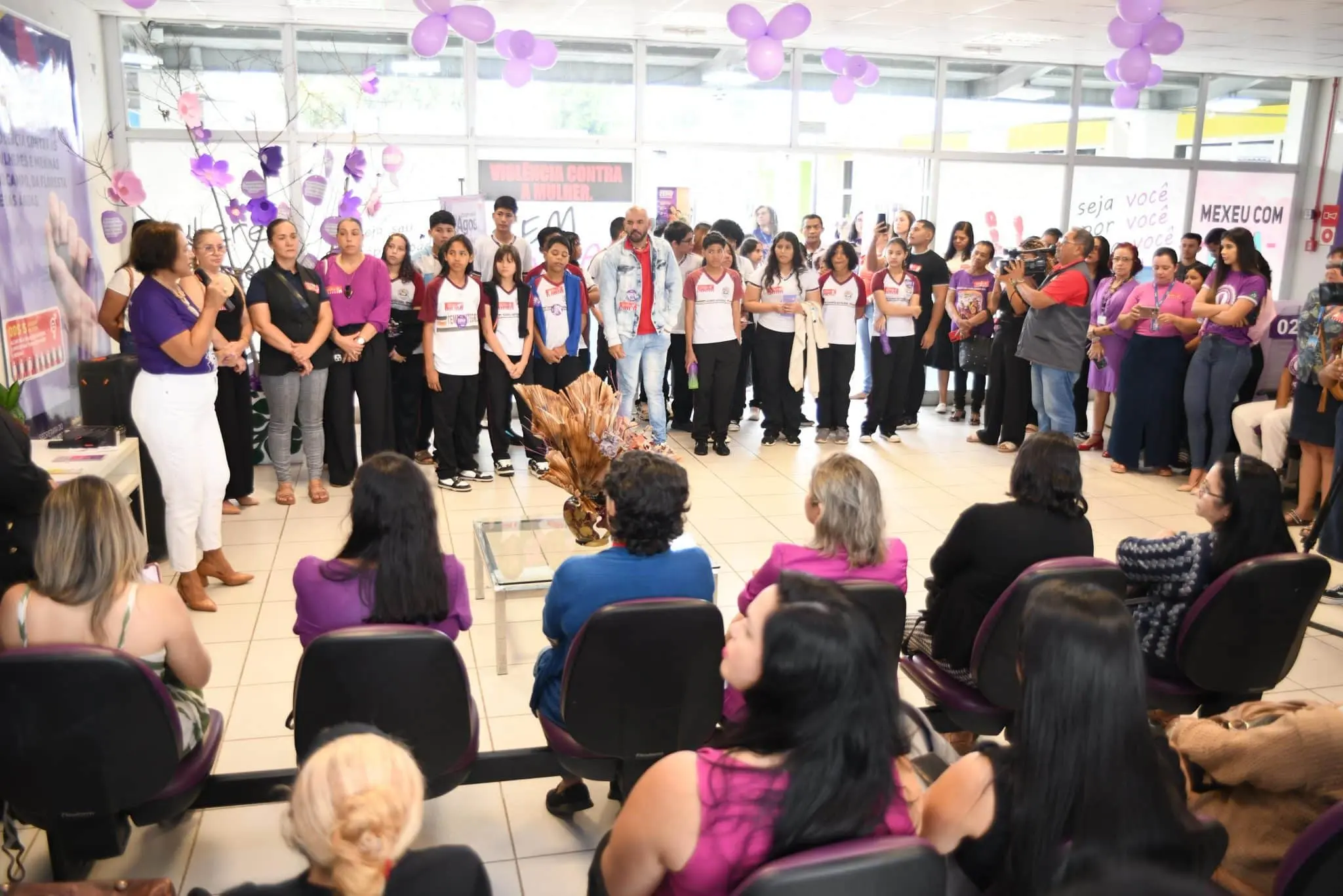 Governo de Roraima intensifica luta contra a violência contra a mulher por meio de ações da campanha 1 Acoes de conscientizacao sobre o enfrentamento a violencia domestica e familiar contra a mulher Step