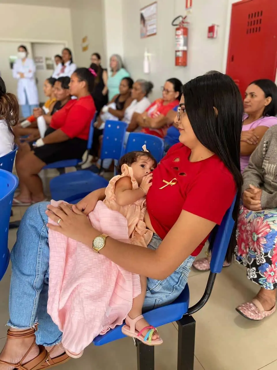 Acoes do Agosto Dourado na Maternidade de Rorainopolis Ascom Sesau 1