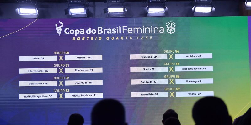 cbf sorteia confrontos da copa do brasil feminina