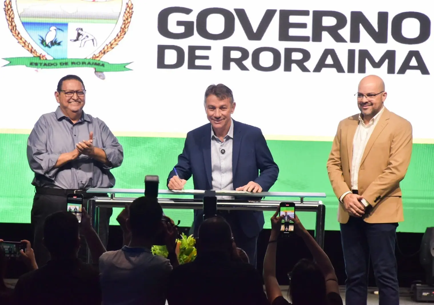 Governo impulsiona a produção agropecuária com entregas e assinatura de acordo na abertura da safra de soja 2025 1 Femarh assina carta de intencoes com a Faerr