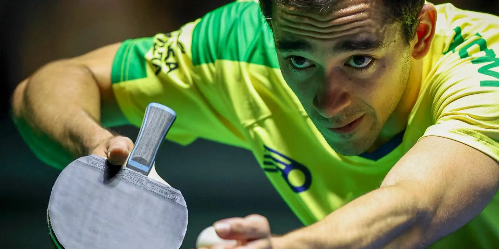 Hugo Calderano enfrenta o alemão Benedikt Duda na final em Foz do Iguaçu. 1 Hugo Calderano pega alemão Benedikt Duda na final em Foz do Iguaçu