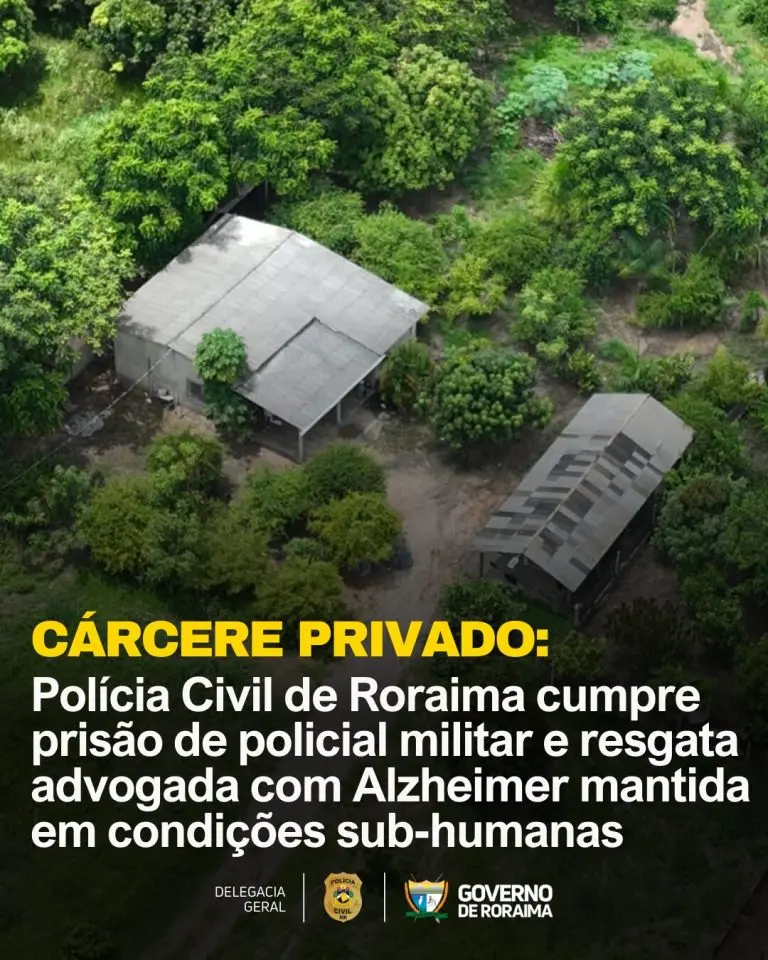 Polícia Civil de Roraima cumpre prisão de policial militar e resgata advogada com Alzheimer mantida em condições sub-humanas 3 INSTARAM Feed 1080 x 1350 px 2025 08 15T141156.044