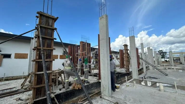 Obra de ampliacao da Maternidade Ascom Sesau 1