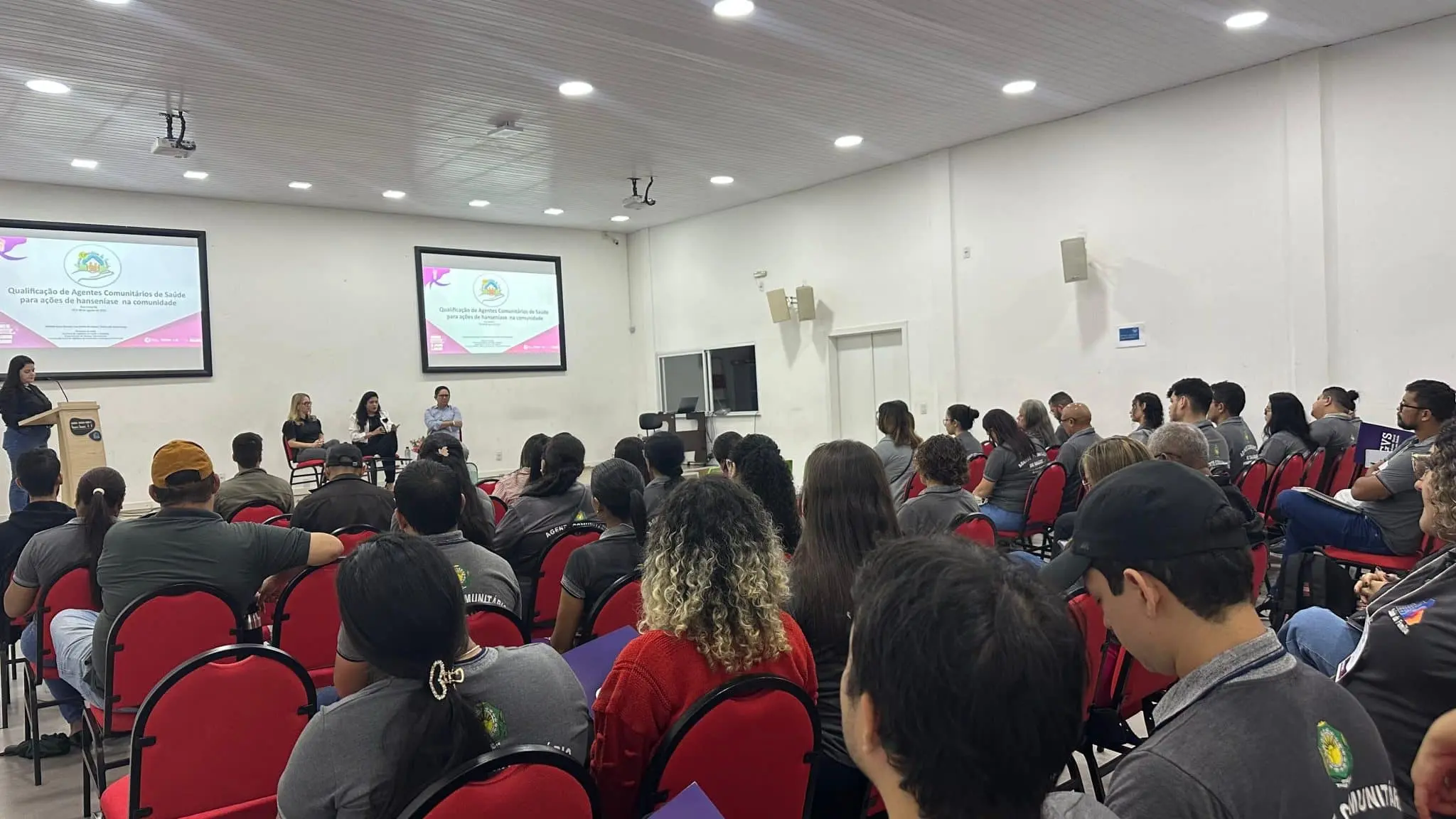 Qualificacao de Agentes Comunitarios de Saude para as acoes de enfrentamento da hanseniase em Boa Vi