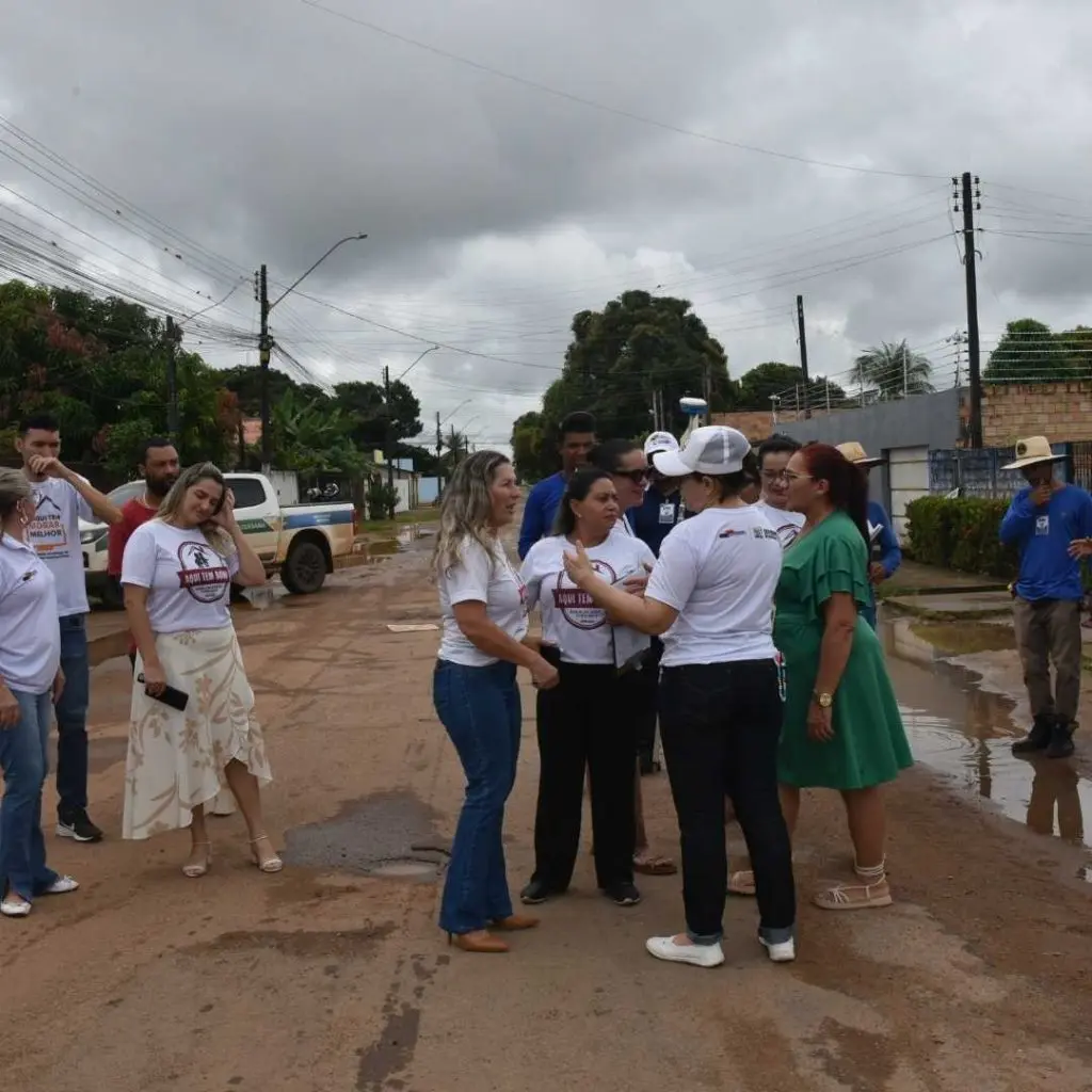Governo de Roraima executa levantamento topográfico nos conjuntos Alvorada I, Alvorada II e Paraná 1 Topografia 3