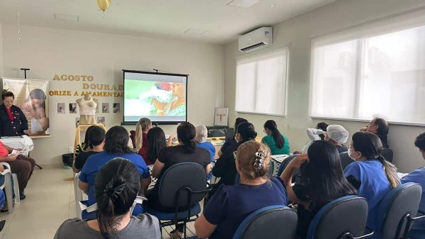 treinamento sobre a iniciativa hospital amigo da crianca ascom sesau 3