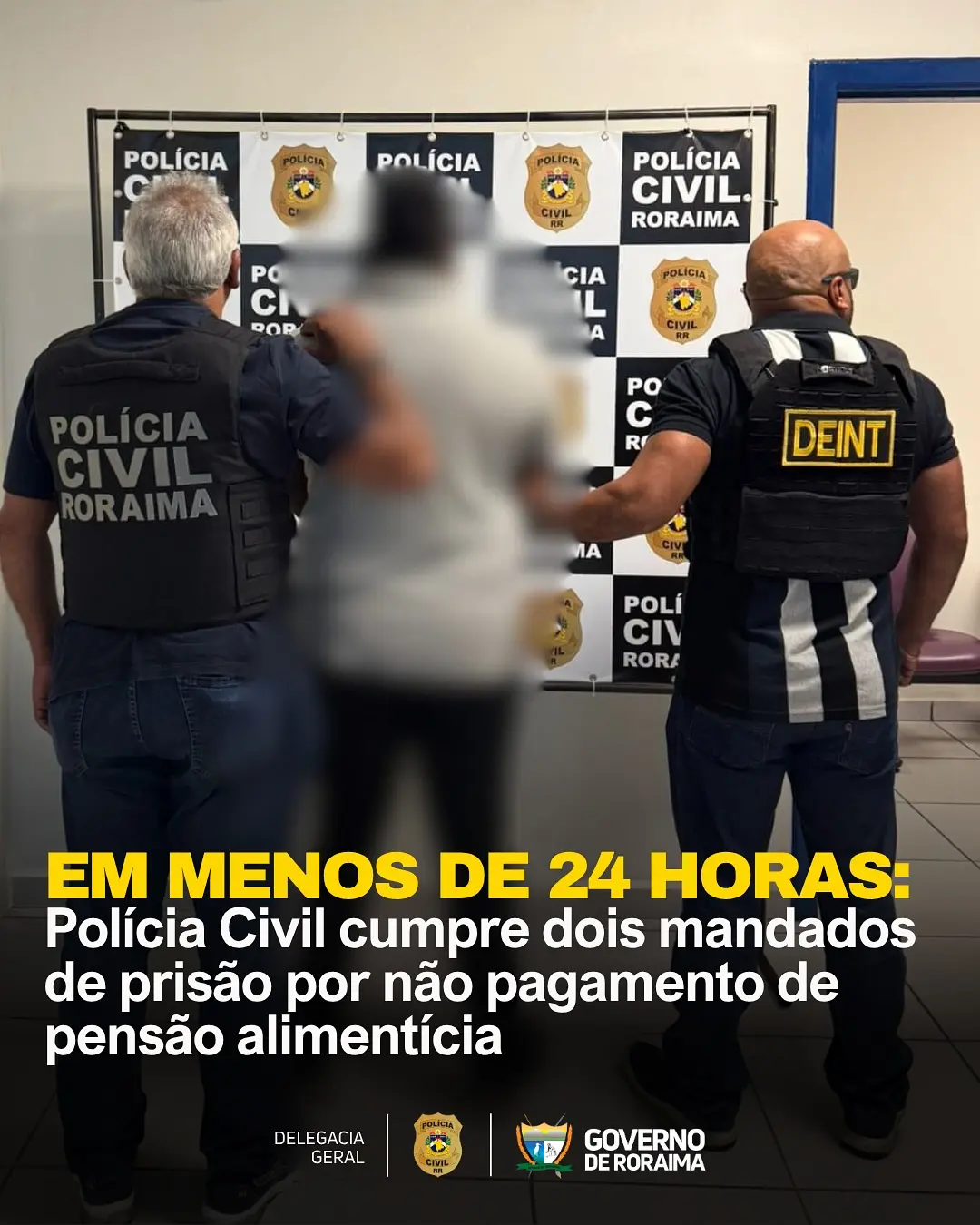 Polícia Civil cumpre dois mandados de prisão por não pagamento de pensão alimentícia em menos de 24 horas 1 policiacivilderoraima 530851661 18395155657184806 4925941303918480043 n