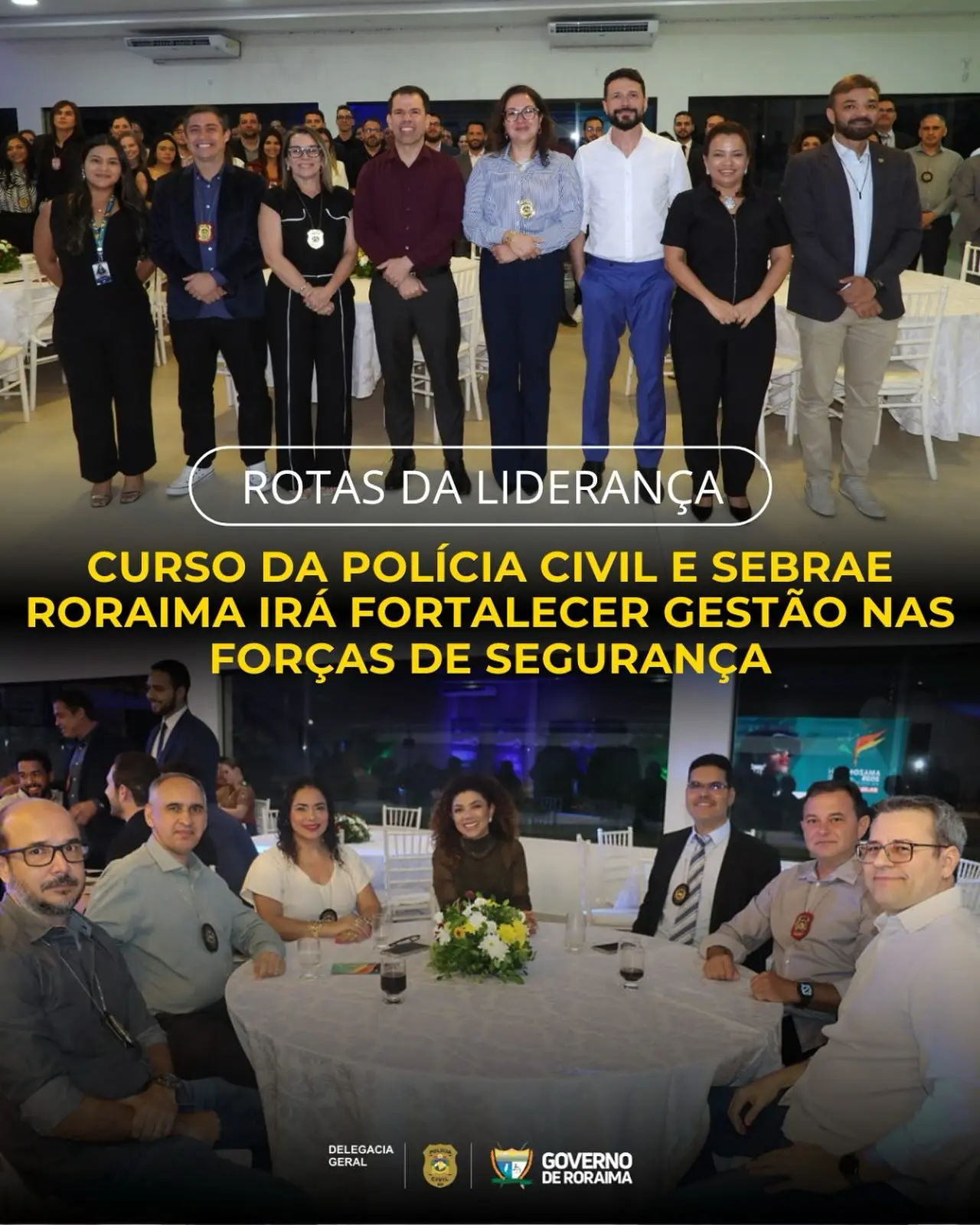 ROTAS DA LIDERANÇA: Curso da Polícia Civil e Sebrae Roraima irá fortalecer gestão nas forças de segurança 1 policiacivilderoraima 531530962 18395550787184806 93384579283750769 n