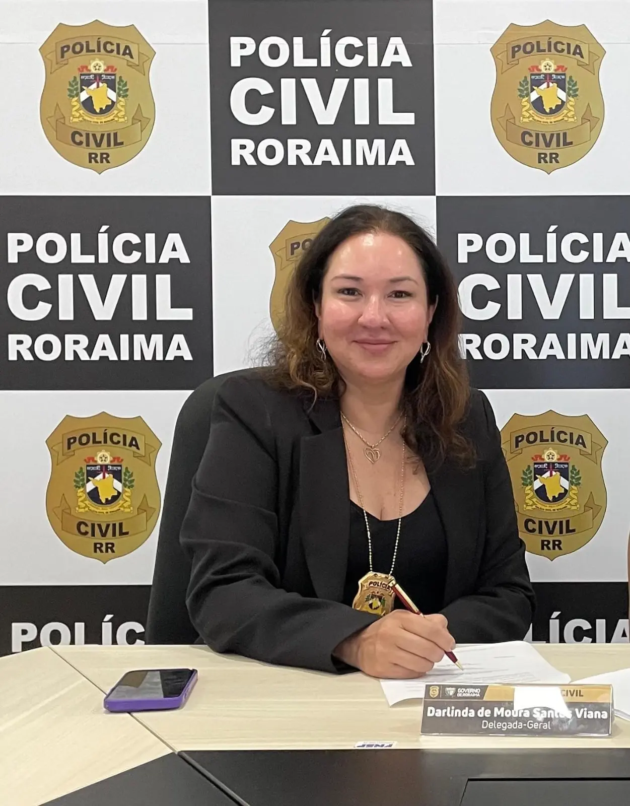 Darlinda de Moura Viana delegada geral da PCRR