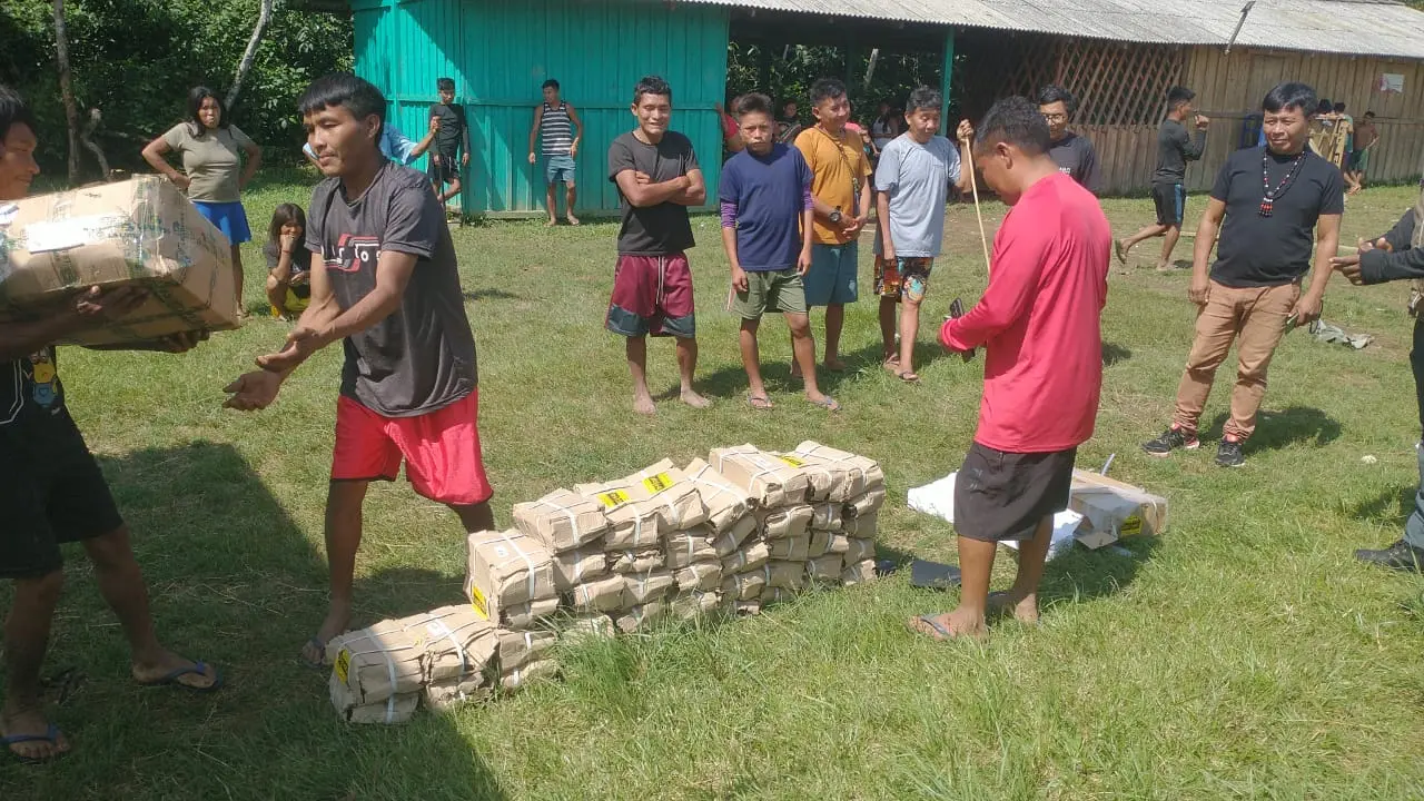 Oficina de manuseio e manutencao de ferramentas agricolas no territorio Yanomami Ascom Setrabes 1.jp