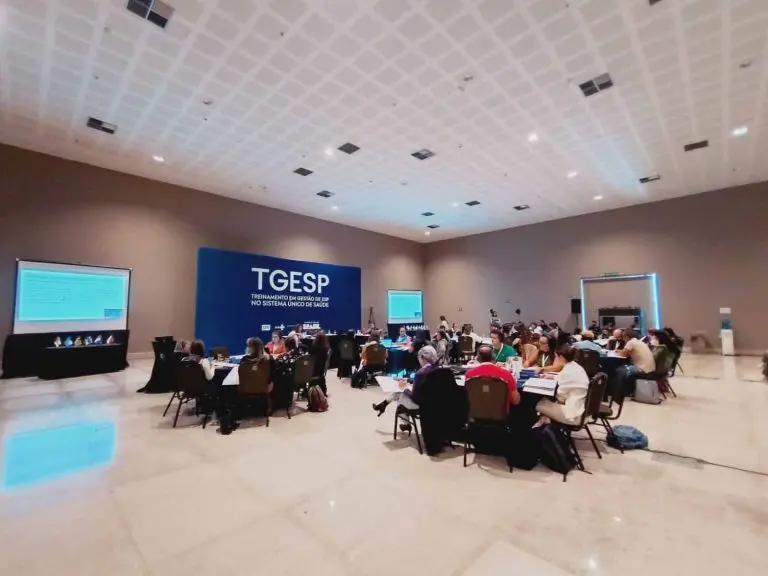 Participacao da Sesau no curso internacional de capacitacao em gestao de emergencias em saude public