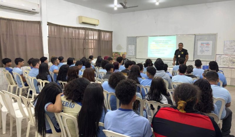 policia civil realiza palestra sobre prevencao ao uso de drogas na escola estadual mario david de an