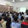 Policia Civil realiza palestra sobre prevencao ao uso de drogas na Escola Estadual Mario David de An
