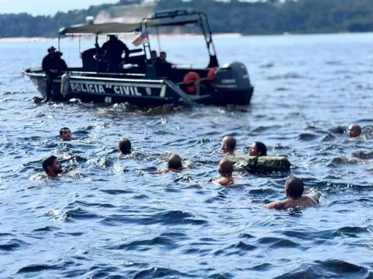 Policiais de Roraima fazem treinamento tatico integrado com forcas de seguranca do Amazonas Ascom PC