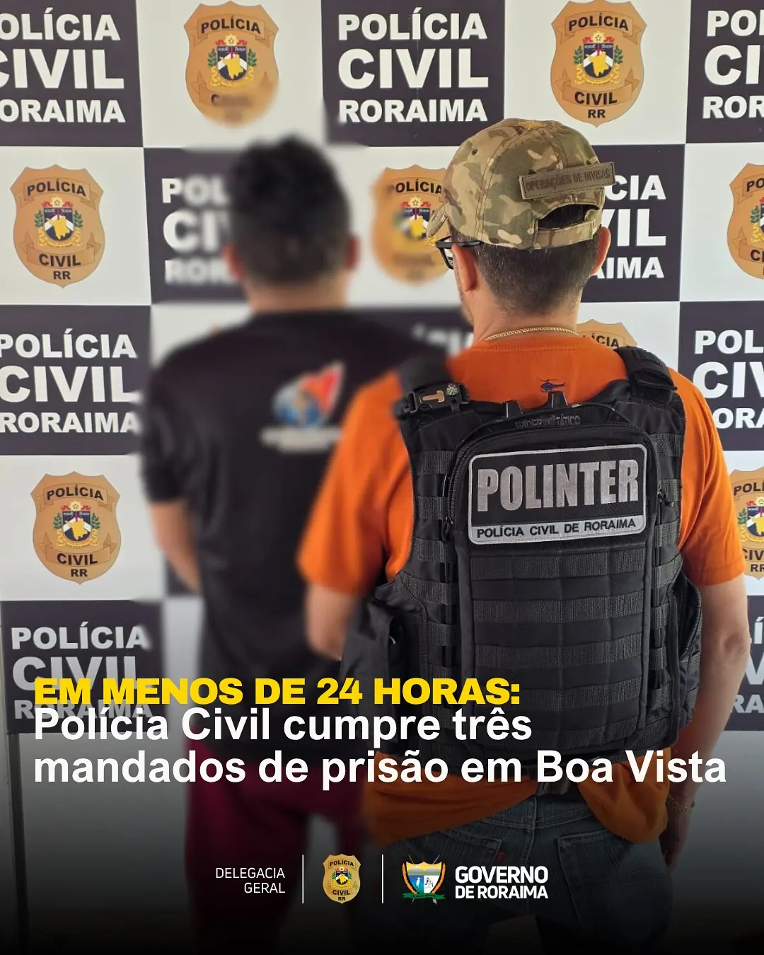 EM MENOS DE 24 HORAS: Polícia Civil cumpre três mandados de prisão em Boa Vista 1 policiacivilderoraima 1759415960 3734574212242851757 5532320805