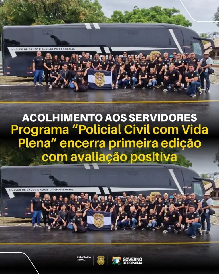 ACOLHIMENTO AOS SERVIDORES: Programa “Policial Civil com Vida Plena” encerra primeira edição com avaliação positiva 6 policiacivilderoraima 1760823314 3746379952234282023 5532320805