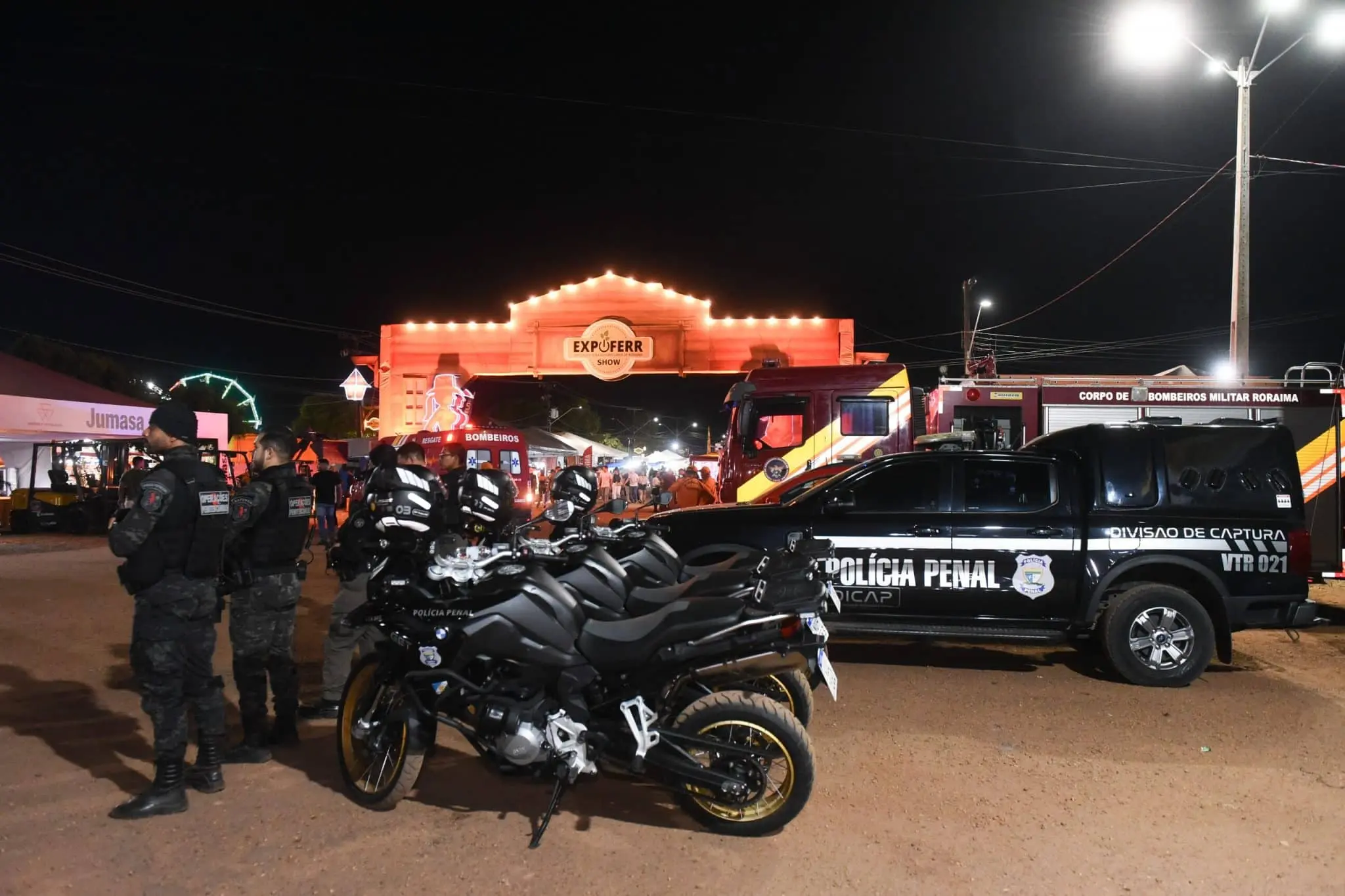 Balanco da seguranca publica durante a Expoferr Show 2025 Artur Mucaja Secom RR scaled