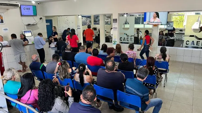 Balcao de atendimento Caer Ascom Caer