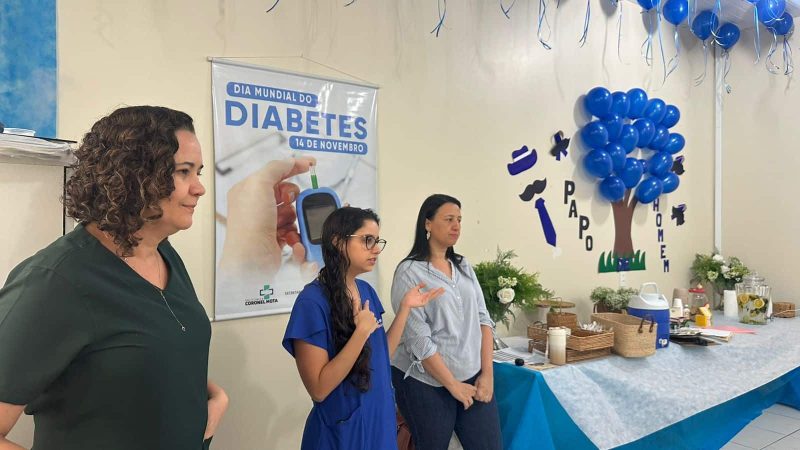Policlínica Coronel Mota promove atividades especiais no Dia Mundial do Diabetes 1 CEAD ASCOM SESAU 1