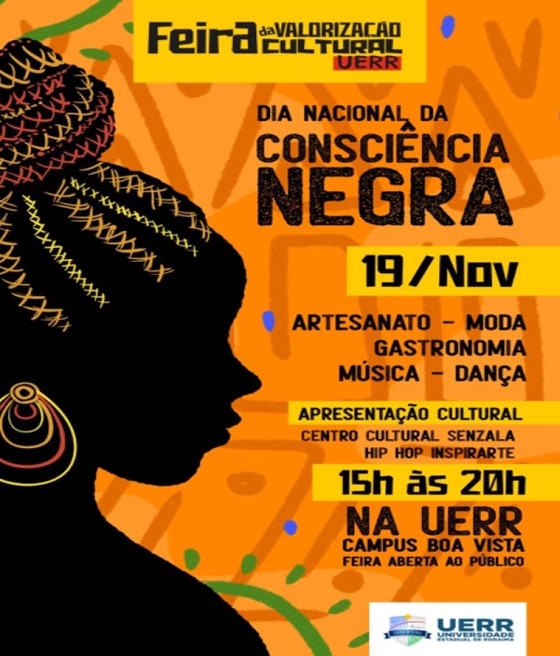 Uerr realiza Feira de Valorização Cultural em comemoração ao Mês da Consciência Negra 1 Feira da Valorizacao Cultural Divulgacao