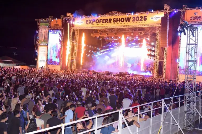Shows nacionais fizeram a alegria da populacao na Expoferr Show 2025 Foto Fernando Oliveira Secom RR
