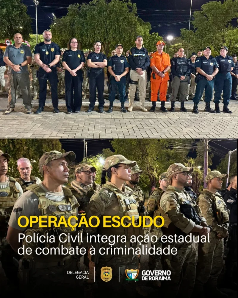 OPERAÇÃO ESCUDO: Polícia Civil integra ação estadual de combate à criminalidade 1 policiacivilderoraima 1763229588 3766565247592261485 5532320805 1.webp