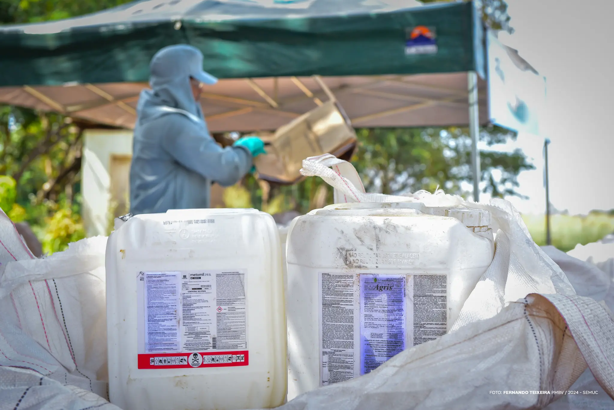 1765010635 298 Coleta de embalagens vazias de agrotoxicos em Boa Vista