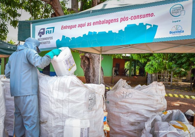 Coleta de embalagens vazias de agrotóxicos em Boa Vista 1 54121456534