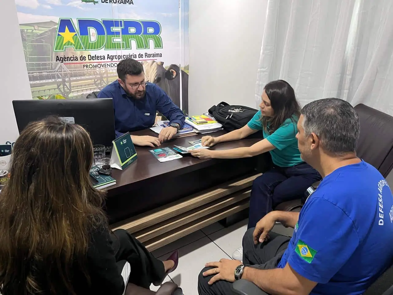 Aderr e instituto nacional alinham acoes para fortalecer destinacao correta de embalagens em Roraima