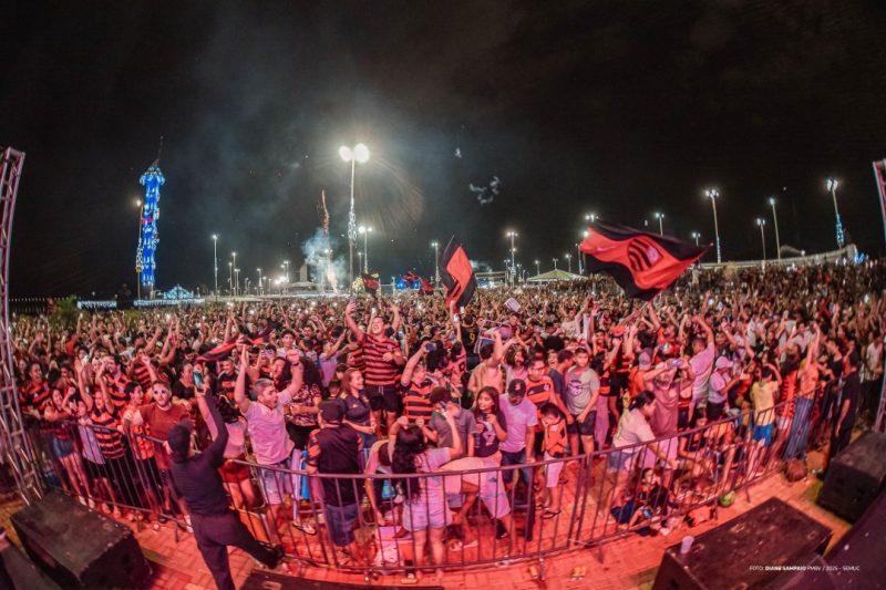 Milhares em Boa Vista celebram título do Flamengo na Libertadores 1 Capa12