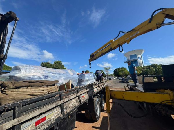 Novas Bombas para a Lagoa de Estabilizacao Ascom Caer 2