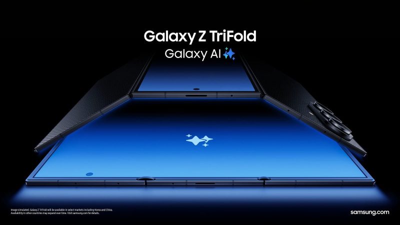 Samsung apresenta o Galaxy Z TriFold, seu primeiro smartphone com três telas