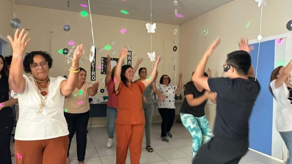 Policlinica Coronel Mota encerra Janeiro Branco com acao de integracao e bem estar Ascom Sesau 1
