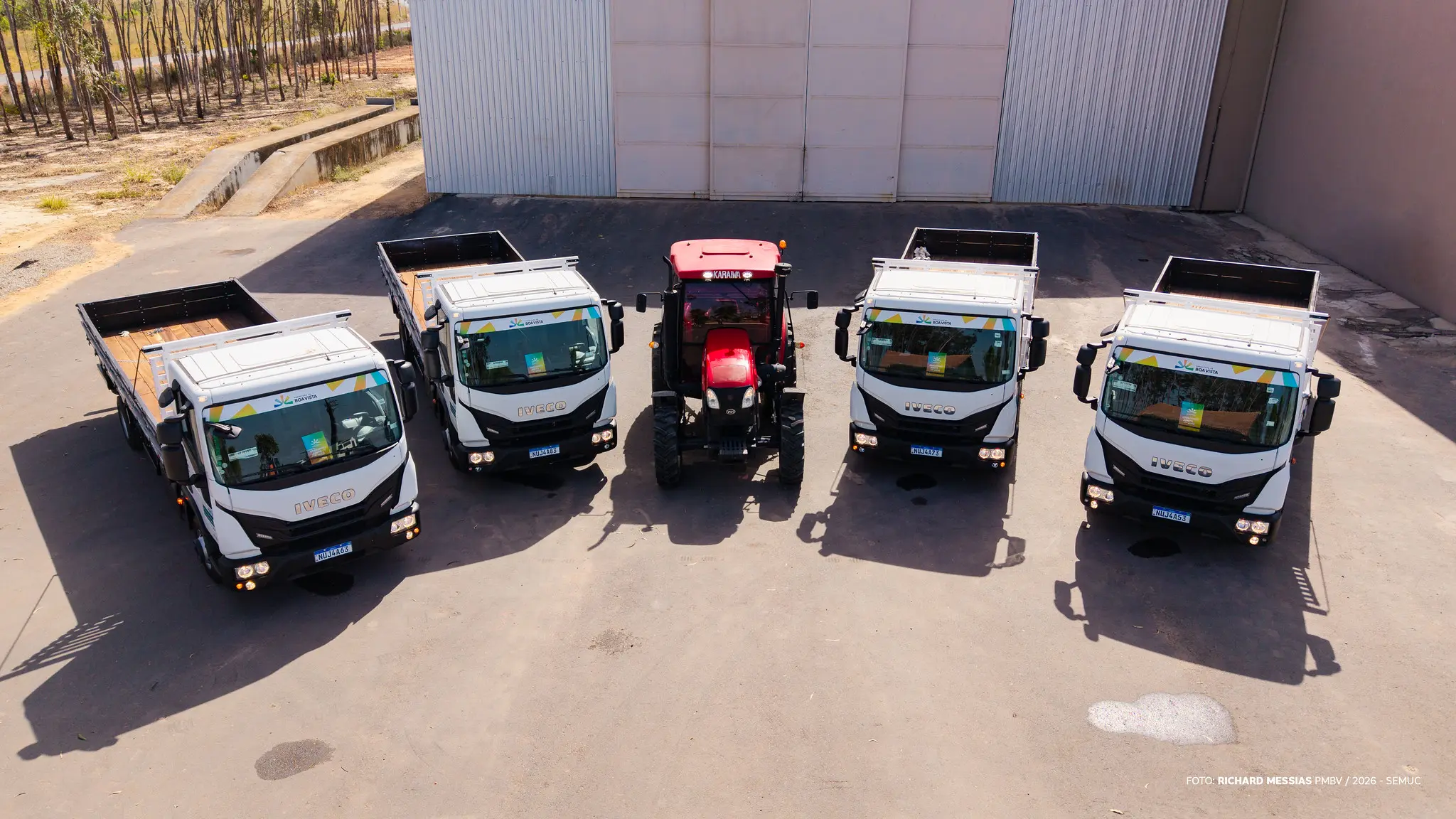 1772250033 640 Boa Vista recebe quatro caminhoes para fortalecer agricultura familiar
