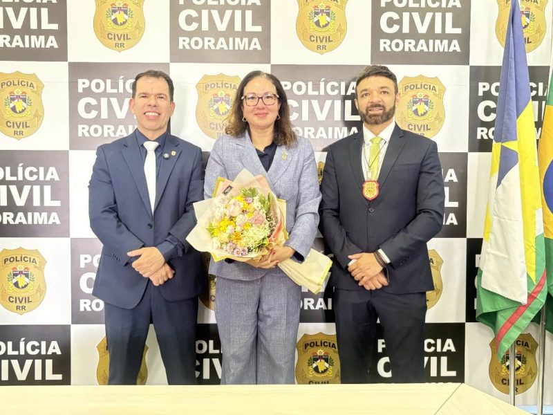 Policia Civil realiza solenidade de transmissao de cargo de Delegado Geral Ascom PCRR 3 1