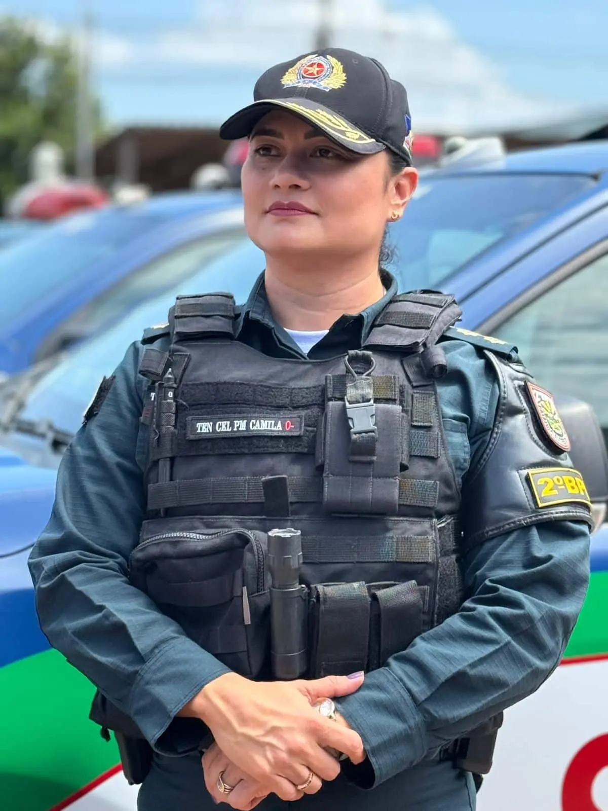 tenente coronel Camila Thome Ascom PMRR 2