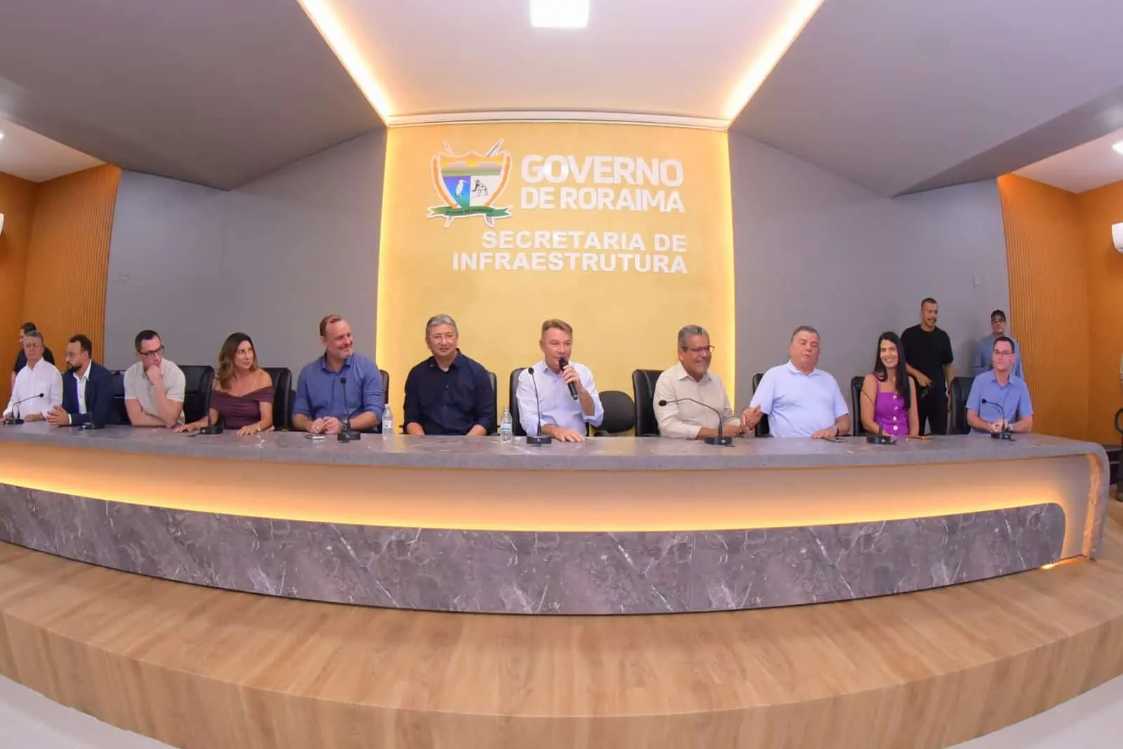 Inauguracao do auditorio da Seinf Fernando Oliveira Secom RR 5