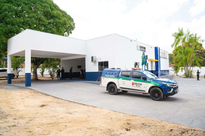 Governo de Roraima reforça estrutura da Polícia Militar no Sul do Estado com instalação de novos destacamentos 1 Inauguracao do destacamento da PM em Entre Rios Caroebe 3
