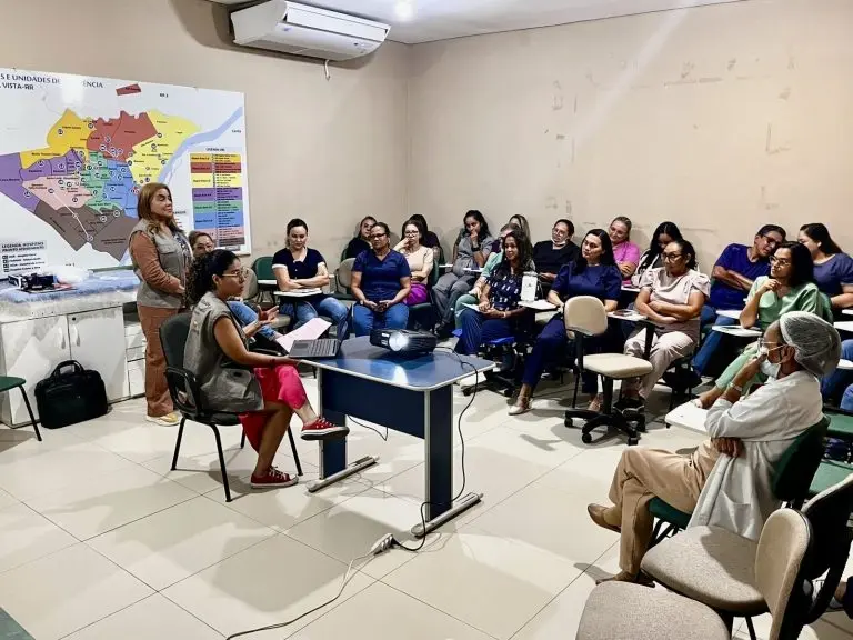 Sesau promove roda de conversa sobre assedio moral e sexual no trabalho no CRSM 2