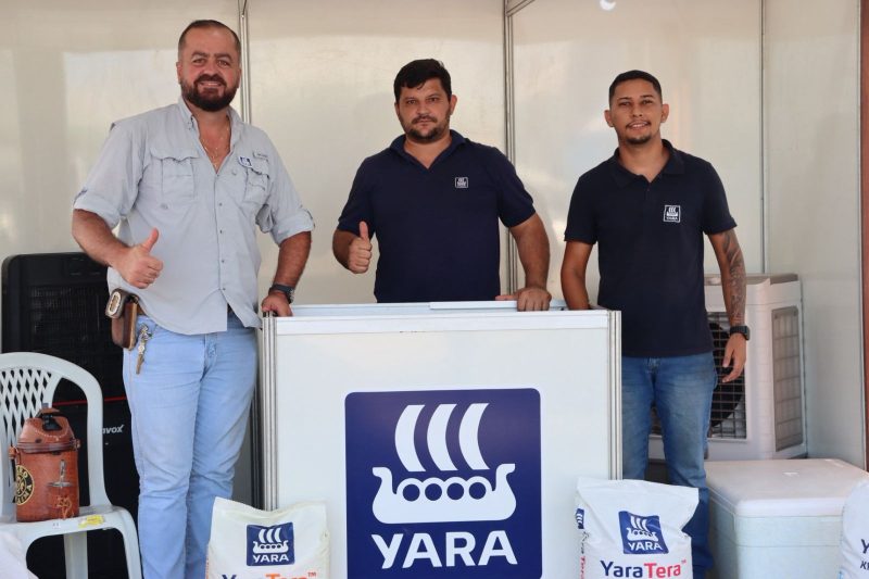 Fornecedor de produtos agrícolas oferece soluções para agricultores no Festival da Melancia em Normandia - Roraima Agro Show 1 Yara fertilizantes 2 1