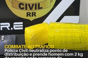 COMBATE AO TRÁFICO: Polícia Civil neutraliza ponto de distribuição e prende homem com 2 kg de cocaína após semanas de investigação 8 policiacivilderoraima 1773940218 3856408054896603158 5532320805