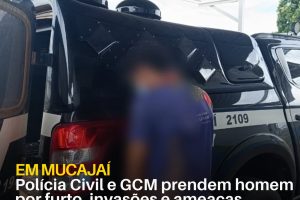 EM MUCAJAÍ: Polícia Civil e GCM prendem homem por furto, invasões e ameaças 6 policiacivilderoraima 1774644220 3862317515104437653 5532320805