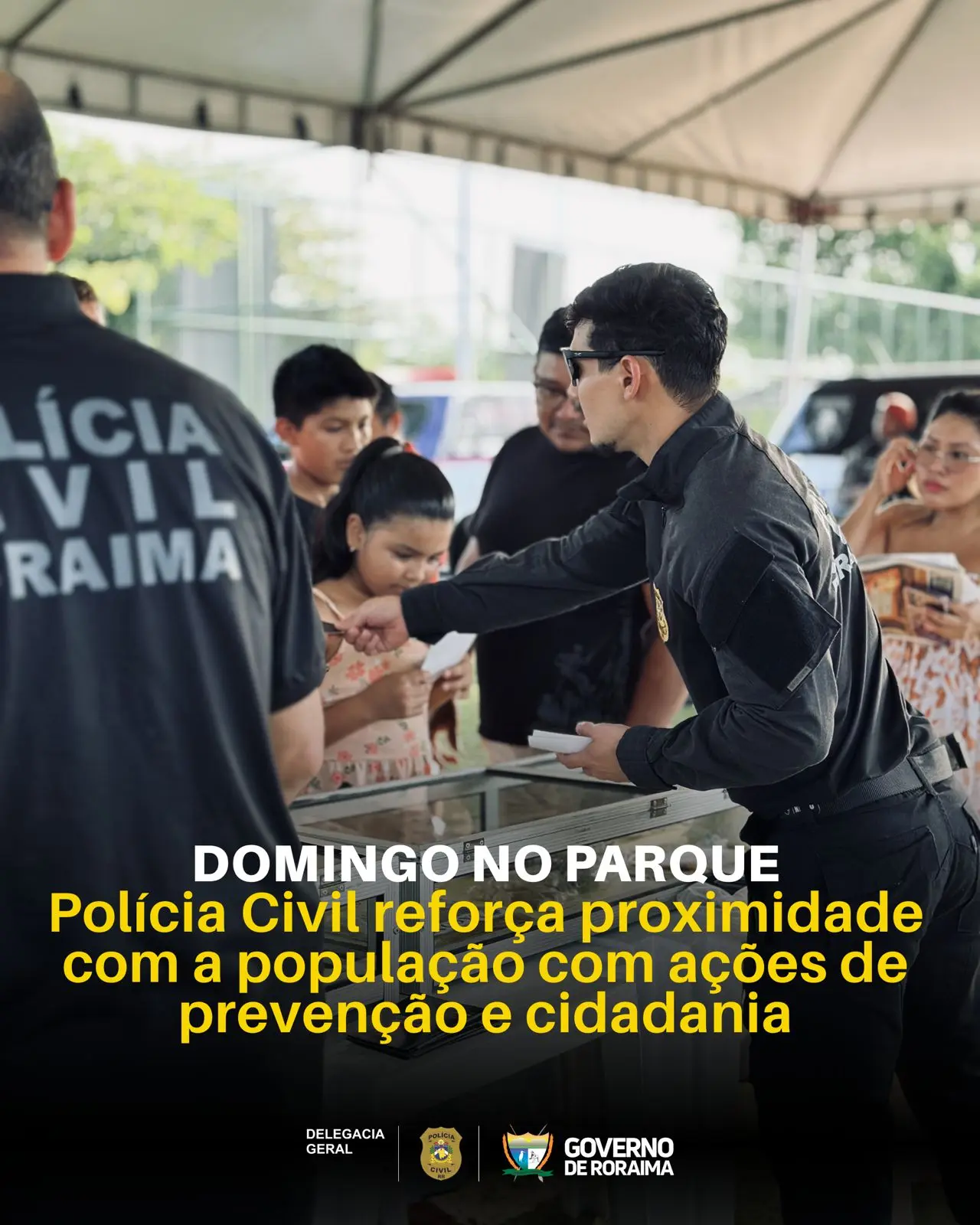 DOMINGO NO PARQUE: Polícia Civil reforça proximidade com a população com ações de prevenção e cidadania 1 WhatsApp Image 2026 04 13 at 10.11.01
