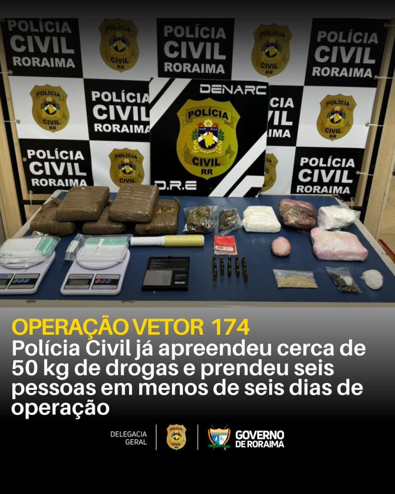 OPERAÇÃO VETOR 174: Polícia Civil já apreendeu cerca de 50 kg de drogas e prendeu seis pessoas em menos de seis dias de operação 1 WhatsApp Image 2026 04 15 at 07.42.06